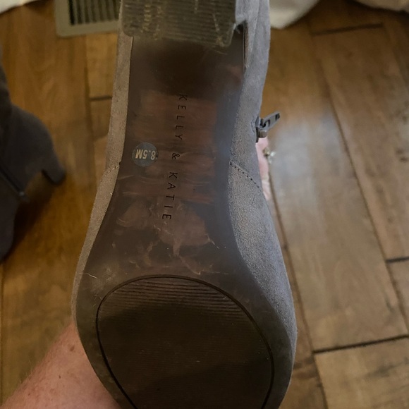 Kelly & Katie Agrafina faux suede slouchy knee high boot - Picture 2 of 2